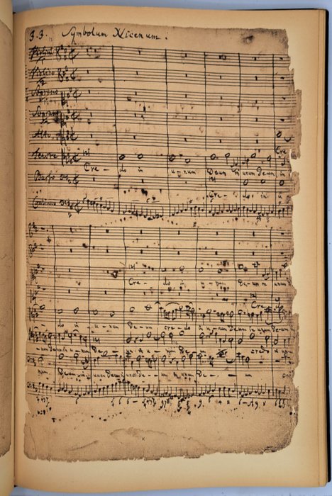 Johann Sebastian Bach - Hohe Messe in h-moll (Faksimile) - 1924