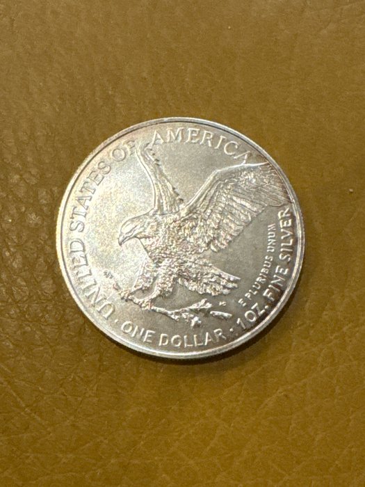 Förenta staterna. 1 Dollar 2022 American Eagle, 1 Oz (.999)  (Ingen mindstepris)