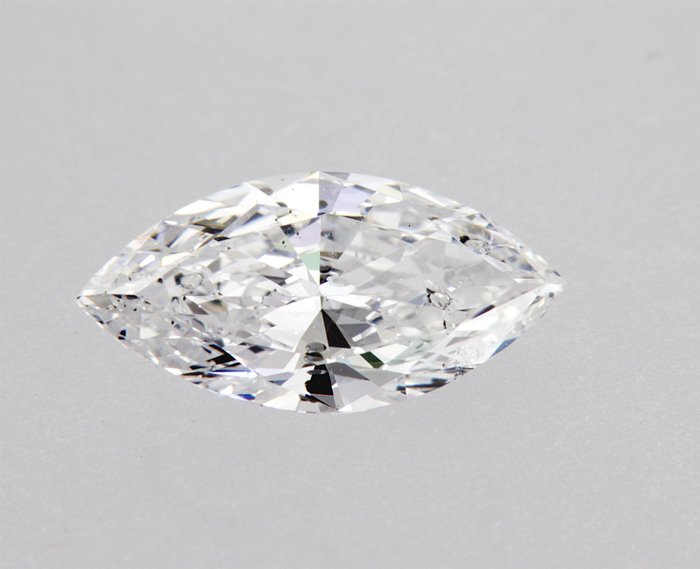 1 pcs Diamant  (Natur)  - 1.02 ct - Marquise - D (farveløs) - SI2 - International Gemological Institute (IGI) - d50