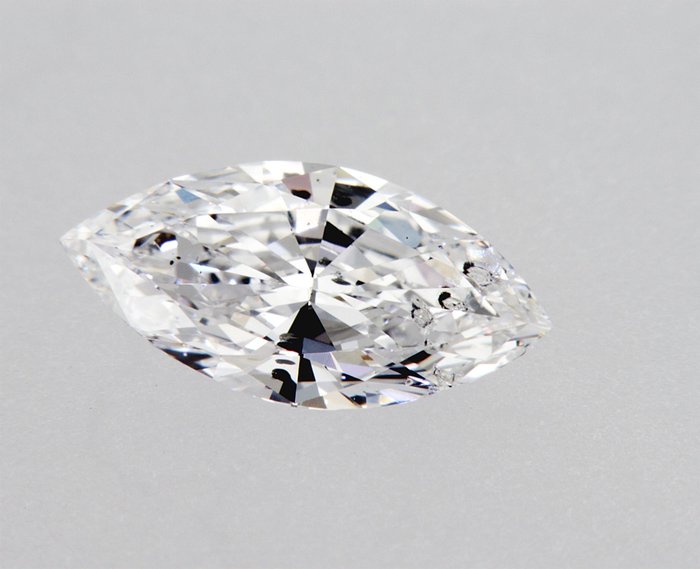 1 pcs Diamant  (Natur)  - 1.02 ct - Marquise - D (farveløs) - SI2 - International Gemological Institute (IGI) - d50