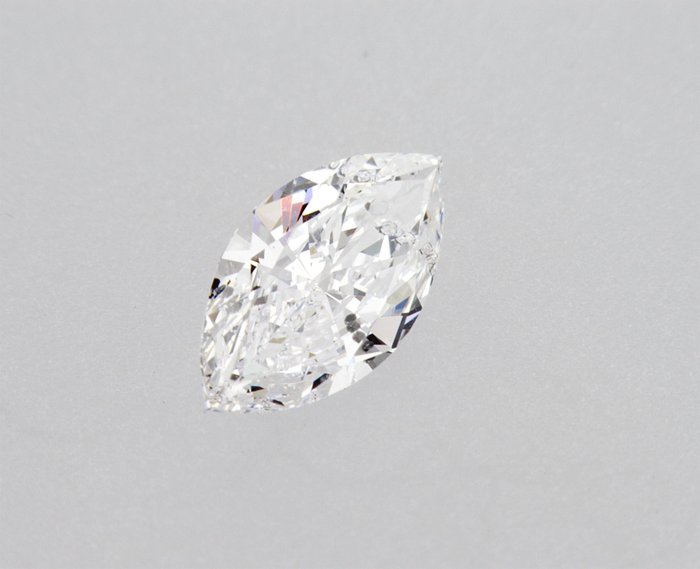 1 pcs Diamant  (Natur)  - 1.02 ct - Marquise - D (farveløs) - SI2 - International Gemological Institute (IGI) - d50