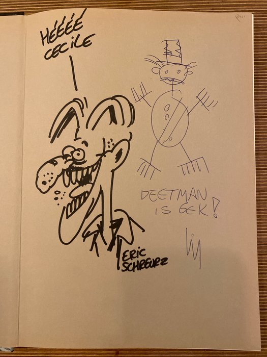 Eric Schreurs - 1984 - 1 Album, Signed comic - Første udgave - 1984