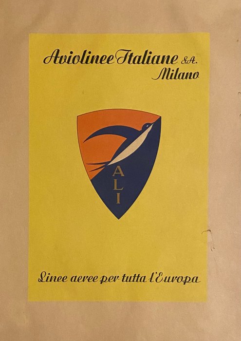 Ali - Alitalia - Aviolinee Italiane Milano- Ali - 1940‹erne