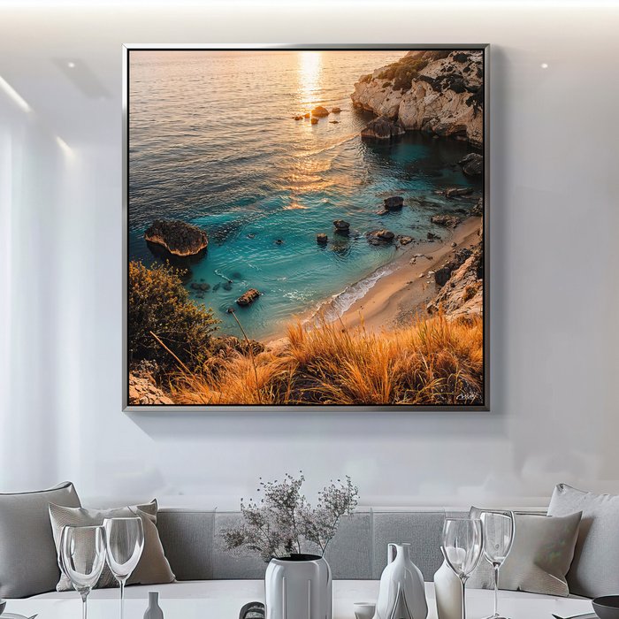 NicDA - SUNSET BLISS . Aluminium Print. Unique XL