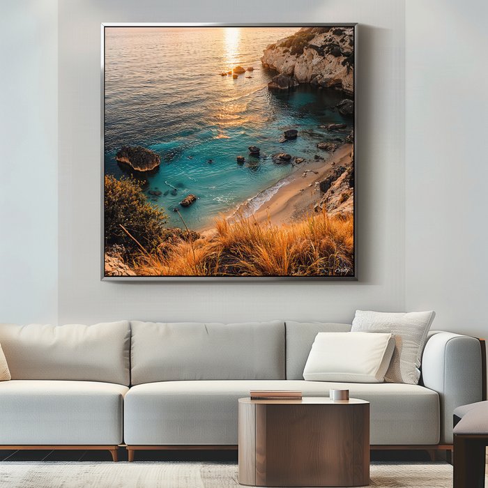 NicDA - SUNSET BLISS . Aluminium Print. Unique XL