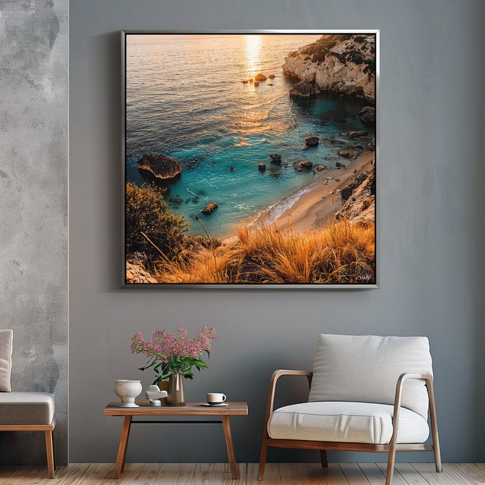 NicDA - SUNSET BLISS . Aluminium Print. Unique XL