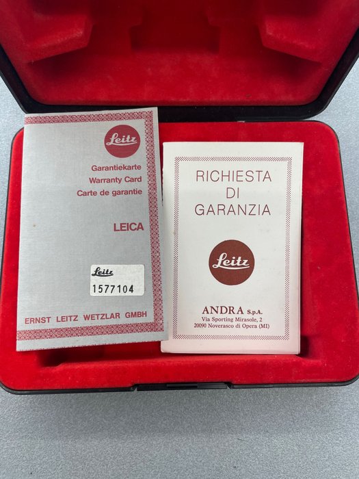 Leica Leica R4 con custodia originale e istruzioni | Analogt kamera