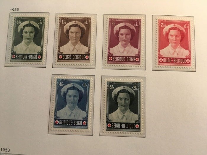 Belgien 1953/1954 - Fuldstændige bind - OBP/COB 908/960