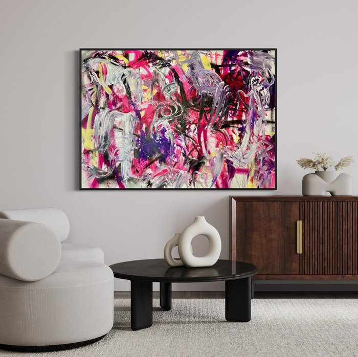 Timo Wedell (1994) - Flower Shower Abstract - XXL · No Reserve