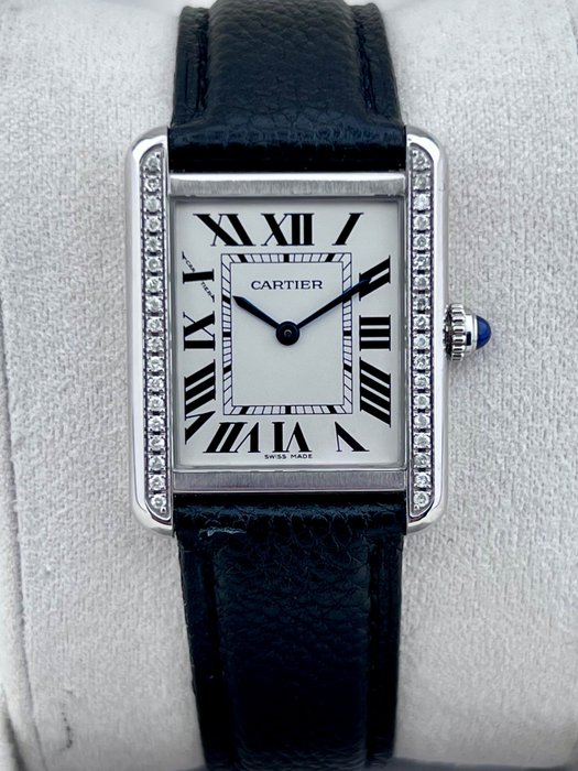 Cartier - Tank Solo diamond - - 3170 - Kvinder - 2011-nu