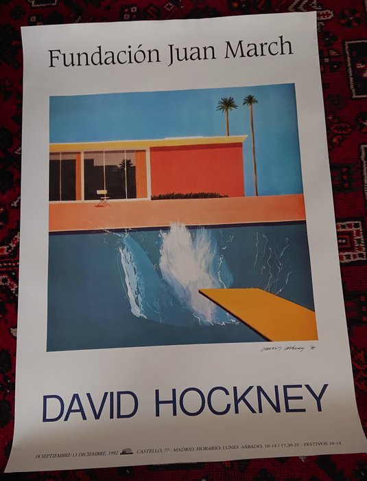 David Hockney, after - Exposición Madrid 1992