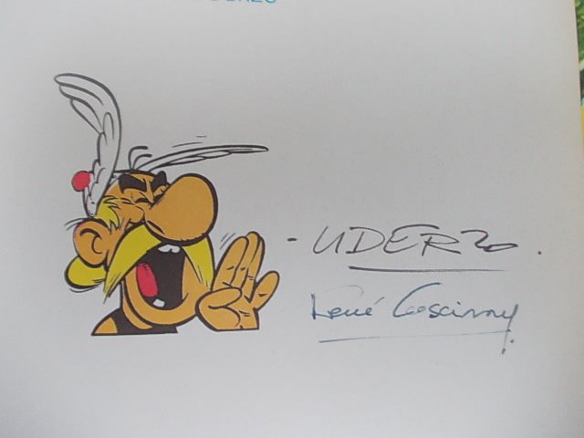 Asterix T4 - Astérix Gladiateur + 2x signature - C - 1 Album - Genoptryk - 1967