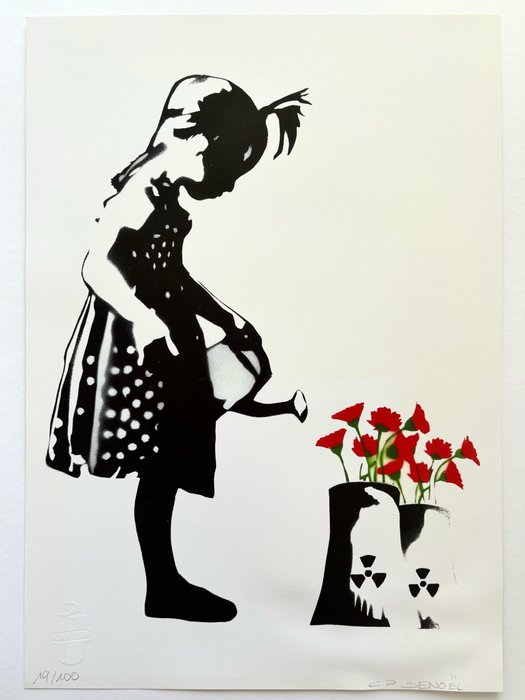 CANNED (Charlotte Parenteau-Denoël) - Flower power + Little girl with watering can