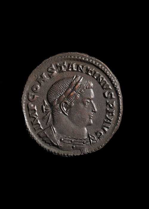 Romarriket. Constantine I (AD 306-337). Follis AD 307-308  (Ingen mindstepris)