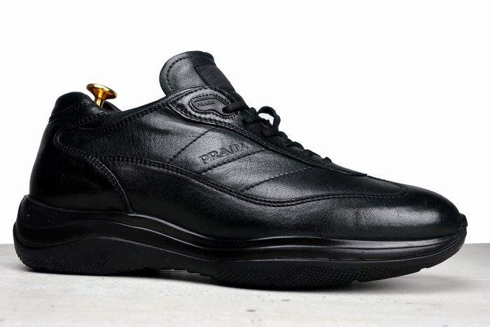 Prada - All Black Aviator Cup Sneaker - Sneakers - Størelse: EU 41.5