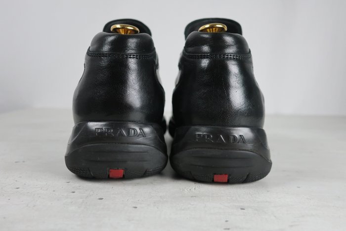 Prada - All Black Aviator Cup Sneaker - Sneakers - Størelse: EU 41.5