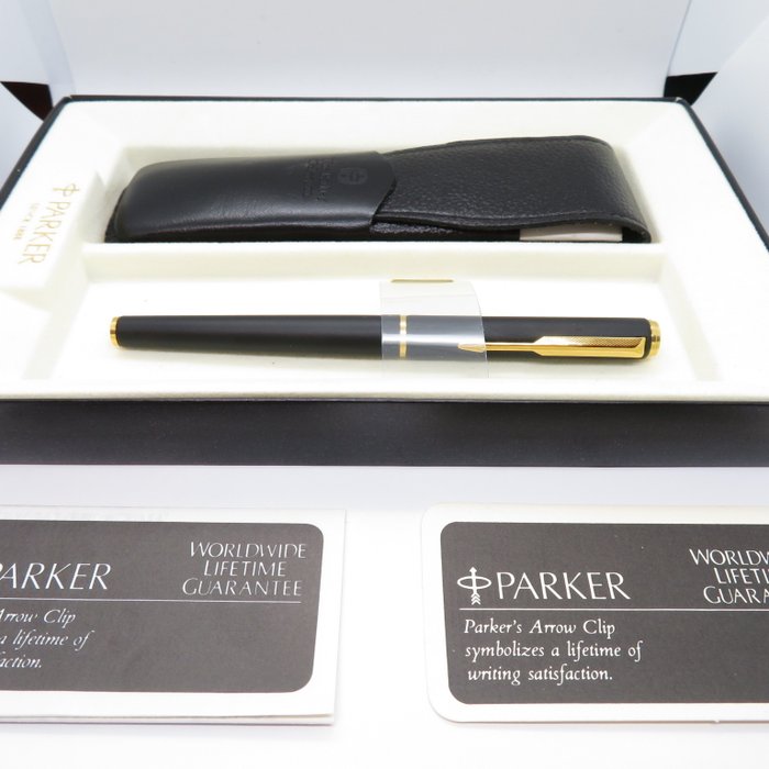 Parker - 95 (black brass) - Stainless steel nib (F) - Fyldepen