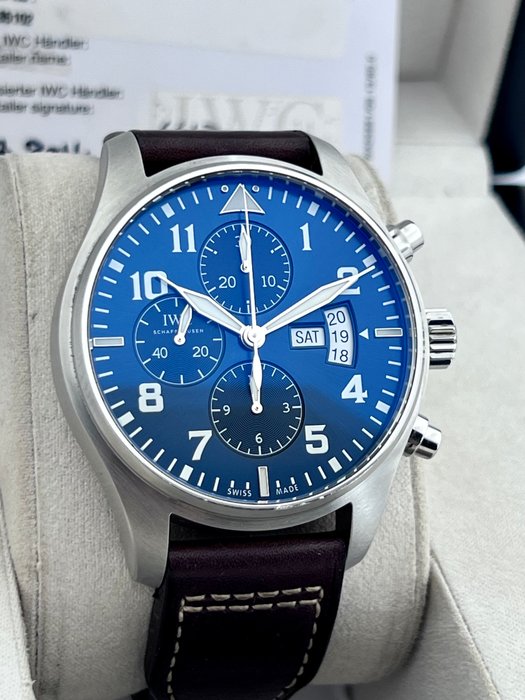 IWC - Pilot Le Petit Prince Edition Automatic Chronograph Blue - - IW377706 - Mænd - 2011-nu