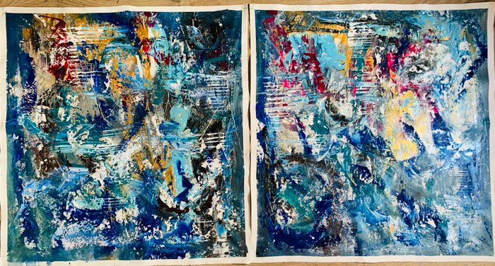 Anastasiya Tumanova - Kiss of the wind. Diptych.-XXL