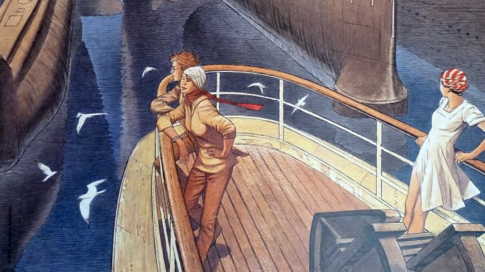 Schuiten François - 1 Offset Print - Le Livre Voyage - 2004