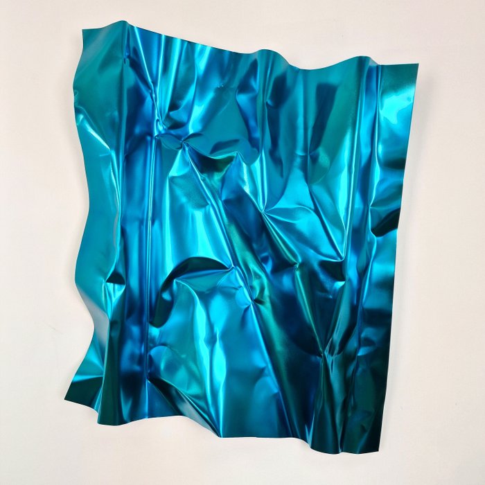 José Soler Art - Steel Silk. Turquoise Blue - XL