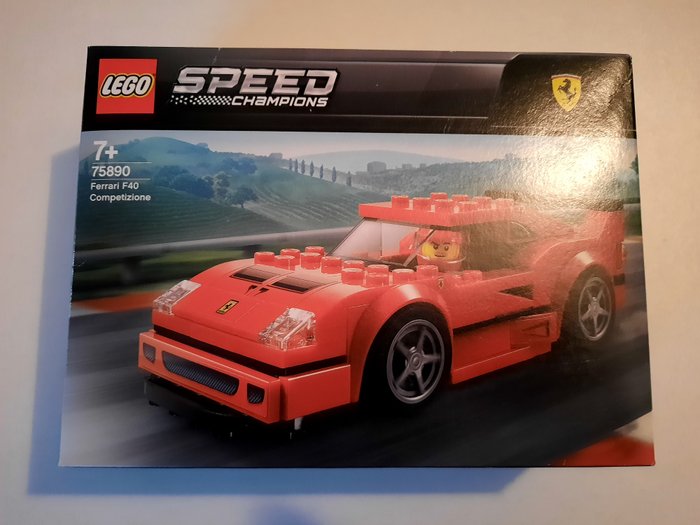 Lego - Speed Champions - 75890+75892+76907+76906+76912 - Ferrari F40 Competizione+ McLaren Senna+ Lotus Evija+ 1970 Ferrari 512 M + Fast  Furious 1970 Dodge