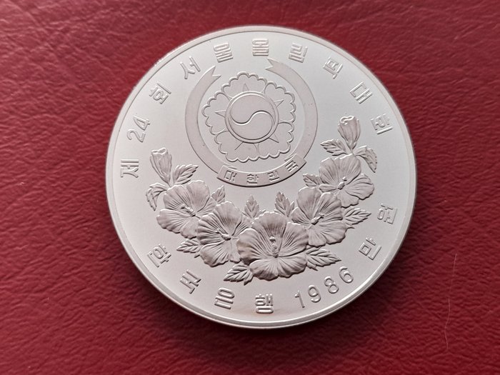 Sydkorea. 10 000 Won 1986, Olympic Games Seoul Proof  (Ingen mindstepris)