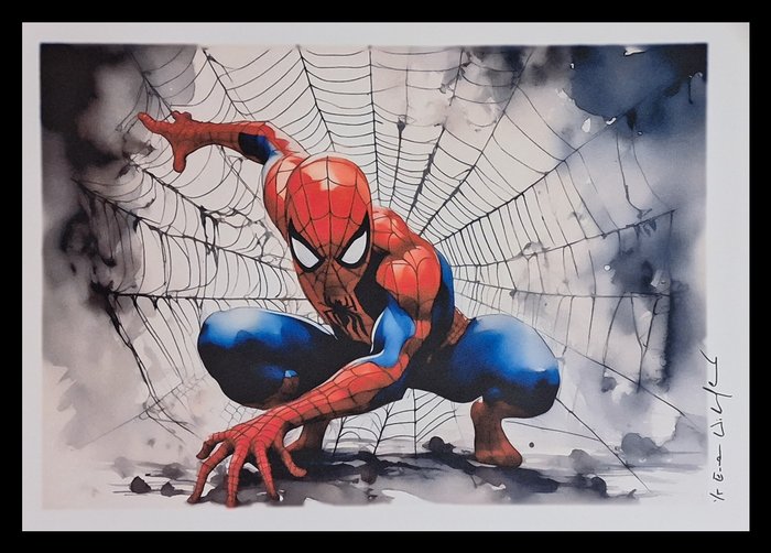 Spiderman - watercolor edition by Emma Wildfang - Large size