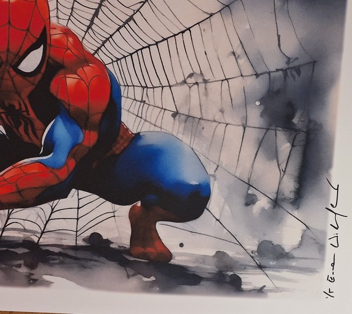 Spiderman - watercolor edition by Emma Wildfang - Large size