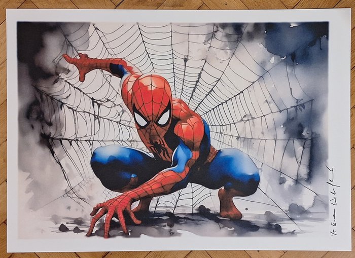 Spiderman - watercolor edition by Emma Wildfang - Large size