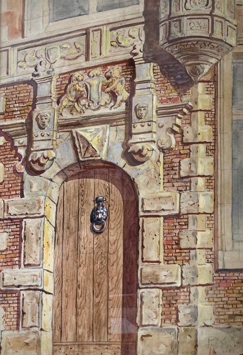 Piet in 't Hout (1879-1965) - Whatever lies behind the door