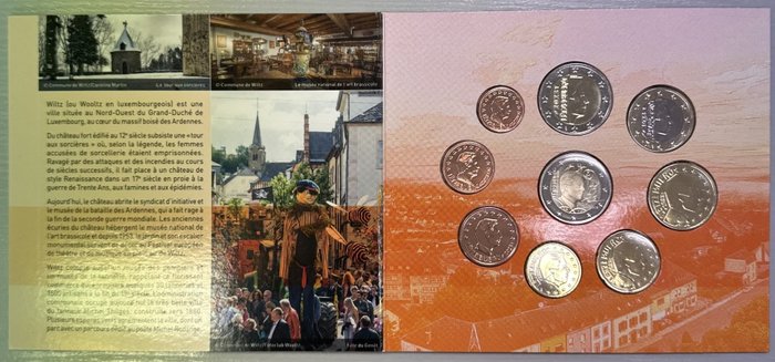 Luxembourg Year Set (FDC) 2023 "Wiltz" (incl 2 euro "Olympiesche Kommitee")  (Ingen mindstepris)