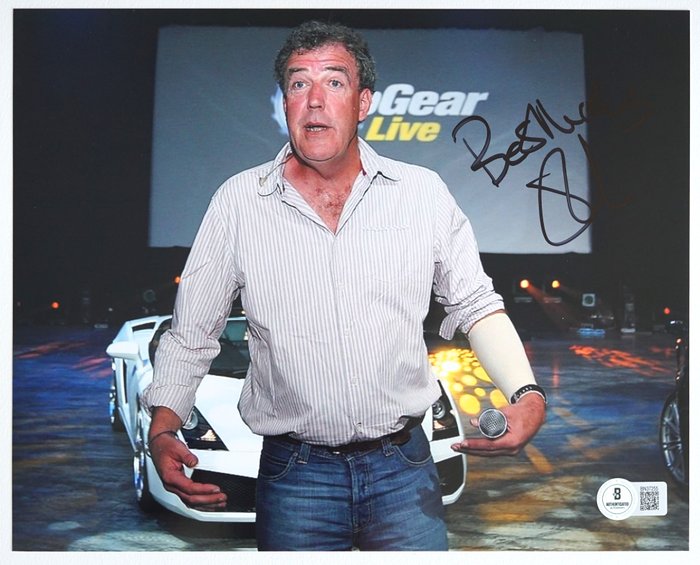 Top Gear - Jeremy Clarkson - Autograph Photo With Beckett COA