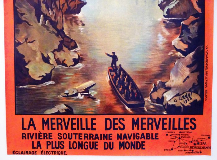 Oscar Liedel - Remouchamps / La grotte / La merveille des merveilles - 1900‹erne