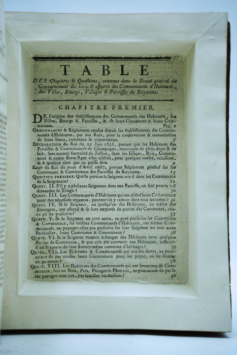 Me Edme De La Foix De Freminville - [Boîte à secrets] Traité général du gouvernement des biens et affaires des communautés d'habitans - 1788