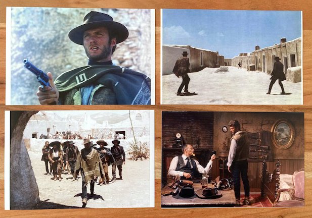 Sergio Leone's For A Few Dollars More - Lot of 20 rare photos - Clint Eastwood