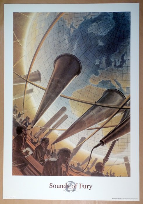 Schuiten, François - 1 Offset Print - Sounds of Fury - 1000 Editions