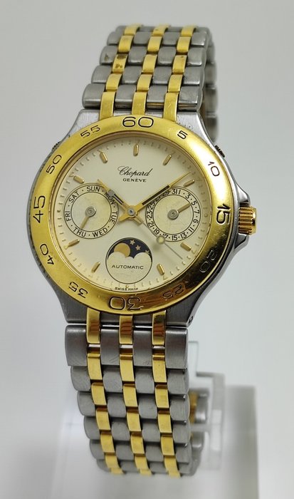 Chopard - Monte Carlo Moonphase Gold/Steel - 8138 - Mænd - 1990-1999