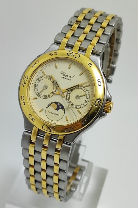 Chopard - Monte Carlo Moonphase Gold/Steel - 8138 - Mænd - 1990-1999