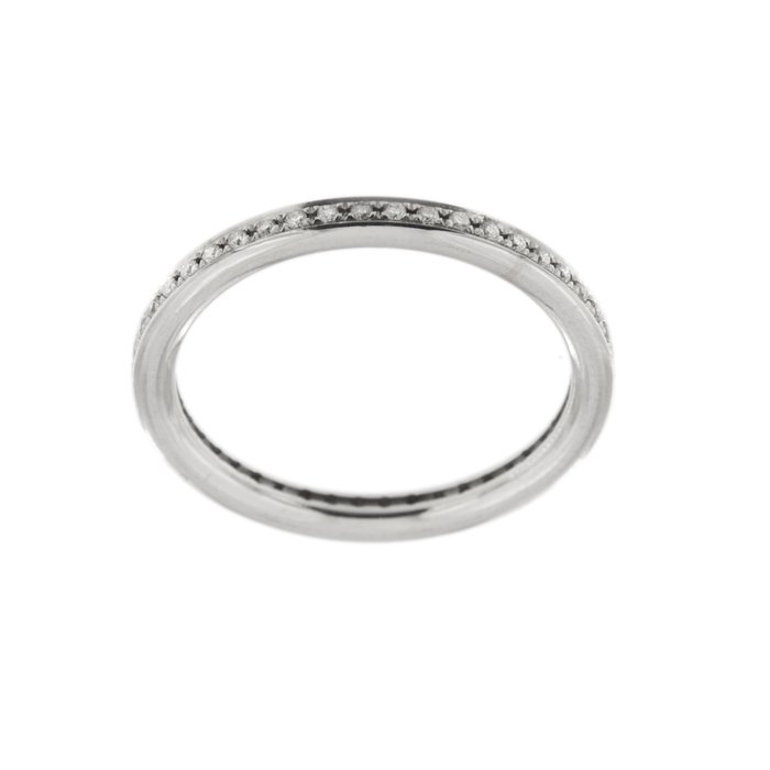 Bliss - Statement-ring - 18 kraat Hvidguld