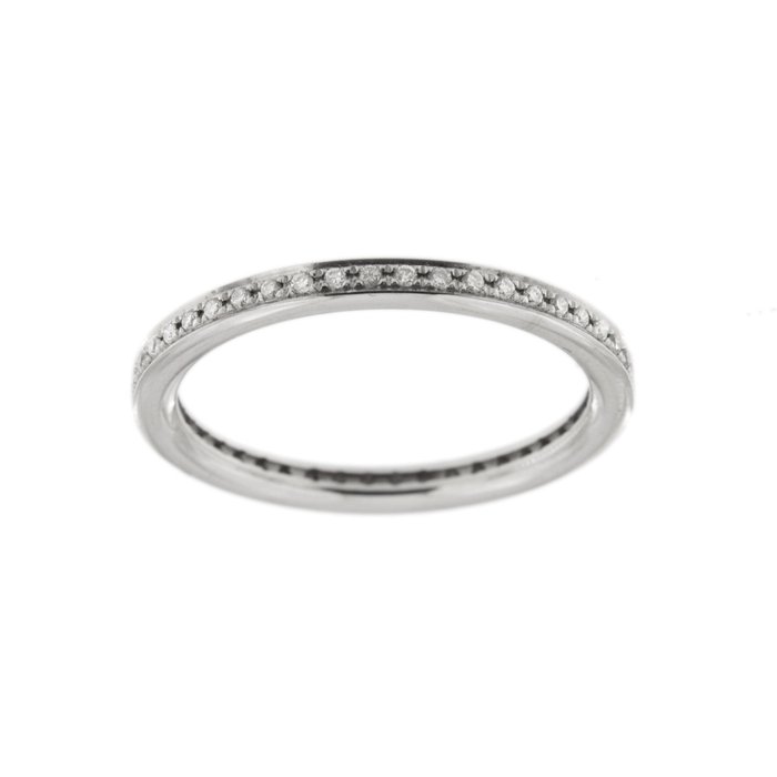 Bliss - Statement-ring - 18 kraat Hvidguld