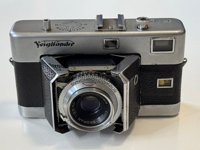 Voigtländer Vitessa N with Color-Skopar 3,5/50mm + 3D printed hood Analogt kamera