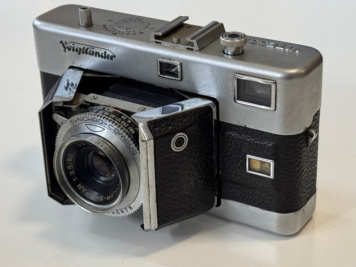 Voigtländer Vitessa N with Color-Skopar 3,5/50mm + 3D printed hood Analogt kamera