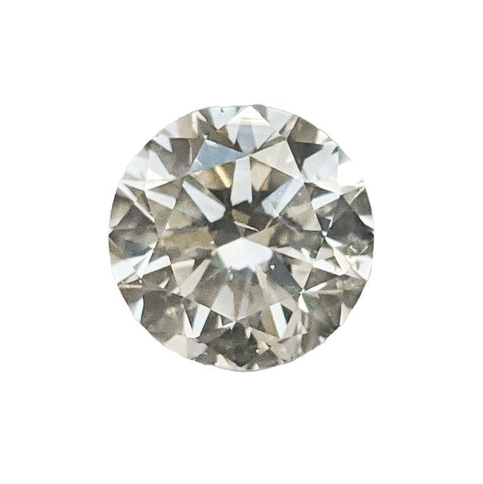 1 pcs Diamant  (Natur)  - 1.54 ct - Rund - I - SI1 - International Gemological Institute (IGI)