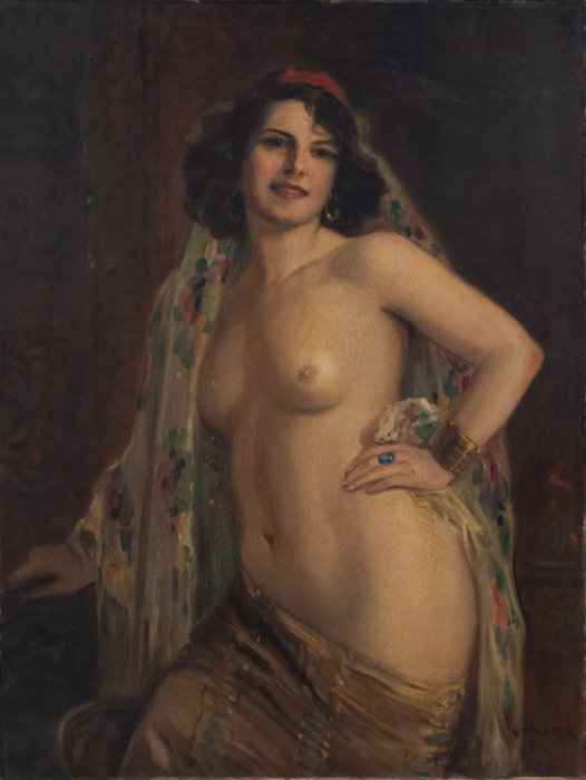 Geiger Richárd (1870-1945) - Nude Woman