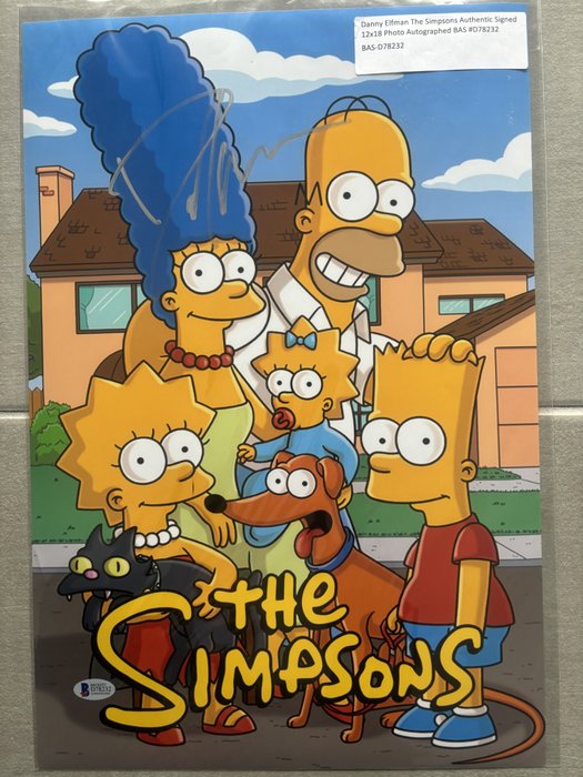 The Simpsons - Signed by Danny Elfman (music composer)