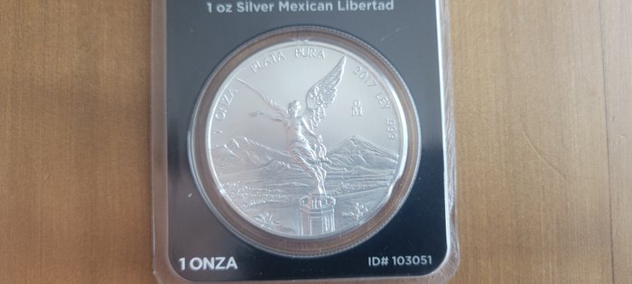 Mexico. 1 Onza 2017  Libertad - emballage MintDirect  1 Oz (.999)  (Ingen mindstepris)