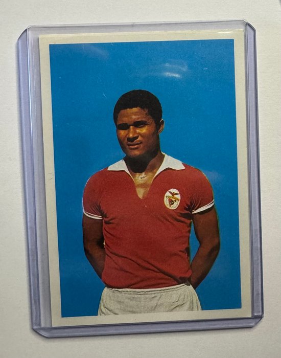 S.L. Benfica - Ases do Futebol 1971/72 - Eusebio - RARE - 1 Card