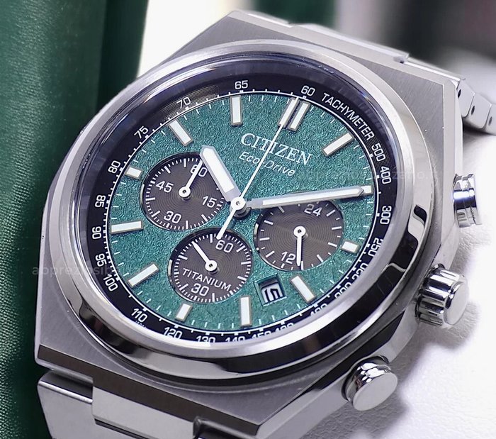 Citizen Super Titanio Collection Chrono - Edition Tiffany 024 - Mænd - 2024