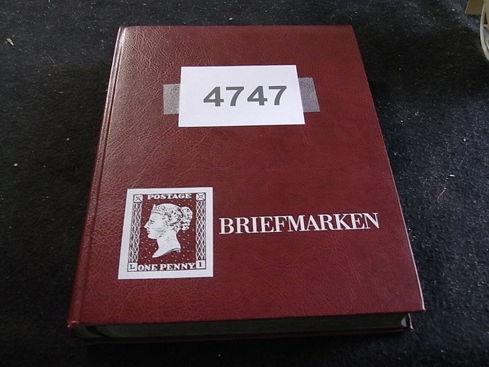 Verden 1920/1999 - Stor samling med fugletema i et tykt album med sorte sider.